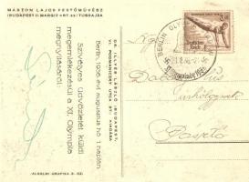1936 Berlin, XI. Olympia. Dr. Illyés László kiadása, megemlékezése az olimpia megnyitójáról / Summer...