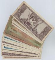 30db-os vegyes magyar pengő bankjegy tétel T:III,III-