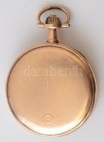 La maisonette No. 70601 32 köves, negyedütős zsebóra 14 karátos, duplafedeles arany tokkal. Szép, mű...