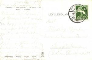 Cserkész ébresztő / Weckruf / The boy scout reveille + 1933 Gödöllő IV. Jamboree So. Stpl. (EK)