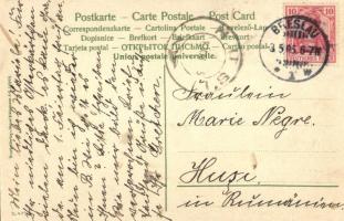 1905 Friedrich Schiller, German poet. Wezel & Naumann S. 475. Art Nouveau Emb