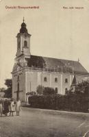 1909 Aranyosmarót, Zlaté Moravce; Római katolikus templom. Eisenberg Károly 872. / Roman Catholic church (EB)