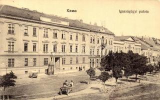 1912 Kassa, Kosice; Igazságügyi palota, üzletek. 113. / Palace of justice, shops