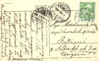 1909 Enns, Franziskaner und Stadtpfarrkirche. Photographie und Verlag v. E. Prietzel / Franciscan ch...