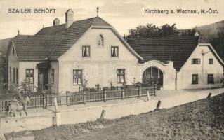 Kirchberg am Wechsel, Szailer Gehöft / Szailer homestead, inn, hotel and restaurant (EK)