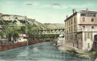 1912 Fiume, Rijeka; Susak-Pecina, Zubar / dentist, bridge. W.L. Bp. 4026. (fa)