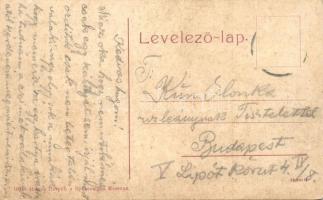 Melence, Melenci, Melencze; Fő utca, üzlet. 1024. / Hauptgasse / main street, shop (r)