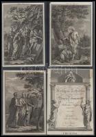 1815 56 db rézmetszet az újszövetség jeleneteivel. Mindegyik jelzett. 10x14 cm  / 56 copper plate en...