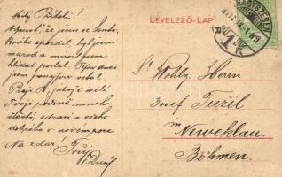 1911 Nagyszeben, Hermannstadt, Sibiu; Hermann téri gyalogsági laktanya. 601. / Hermannsplatz, Infant...