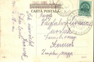 Székelyudvarhely, Odorheiu Secuiesc; megyeháza, Bagó Gyula üzlete, könyvkötészet. Erdélyi Simon 1759...