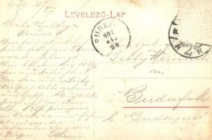 1907 Temesvár, Timisoara; Kossuth utca, Thomas E.K. kalapgyára. 15. / street view, hat shop (Rb)