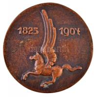 1904. "Jókai Mór / 1825-1904" kétoldalas Br emlékérem, hátlapon Pegazus ábrázolás. Szign.:...