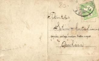 Battuca, Bátyafalva, Batuta; Vasútállomás, vasutasok, váróterem / Bahnhof / railway station, railway...