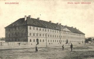 Kolozsvár, Cluj; Közös ügyek laktanyája. Kiadja Lepage Lajos / K.u.K. military barracks (EK)