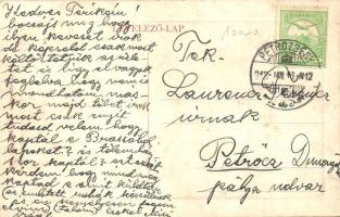 Petrozsény, Petrosani; Vasúti alagút a Boli barlang közelében, hajtány. W. L. Bp. 5404. / railway tu...