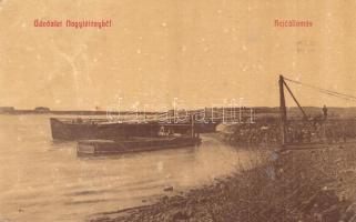 1916 Budapest XXII. Nagytétény, hajóállomás. W.L. 357b. (EB)