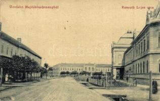 1909 Hajdúböszörmény, Kossuth Lajos utca. W.L. 2106. (Rb)