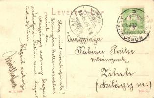 1909 Hajdúböszörmény, Kossuth Lajos utca. W.L. 2106. (Rb)