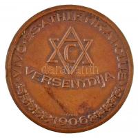 Székely Móric (1893-1968) 1906. "Vivó és Athletikai Club versenydíja" Br díjérem (24,21g/3...