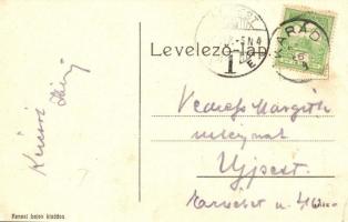 1908 Karád, Somogy-Karád; utcakép és üzlet. Kenesi Lajos kiadása (EK)