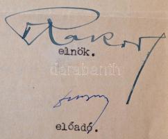 1943 Márai Sándor (1900-1989) író részére szóló keresetiadó ügyének ítélete, és indoklása, Dr. Rakov...