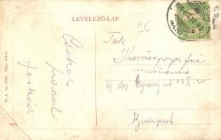 Zombor, Sombor; Szabadság tér, Schweidel szobor. W. L. Bp. 3470. /  Liberty square, statue (EB)