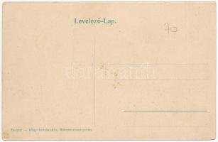 Priszloptető, Prislop (Máramaros); csendőrségi laktanya. Kiadja Berger / gendarme barracks (fl)