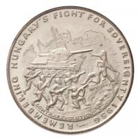 1976. "A magyar forradalom 20 éves évfordulójára" Ag emlékérem (22,11g/0.925/38mm) T:2 / H...