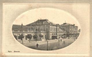 1912 Győr, vasútállomás. Hermann Izidor kiadása (EK)