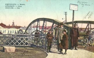Ungvár, Uzshorod, Uzhorod; Most / Híd / bridge (kis szakadás / small tear)