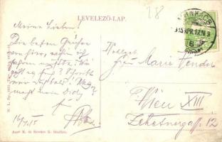 Beregszász, Berehove; Református templom, Hausmann üzlete. W. L. Bp. 1951. Kiadja Auer K. és Kovács ...