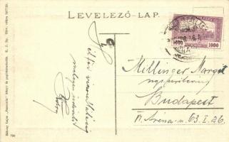 Kisújszállás, református főgimnázium. Záhony Lajos "Pannónia" könyv és papírkereskedés