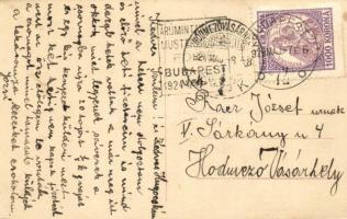 1924 Charlie Chaplin, Jackie Coogan (The kid). Verlag Ross 665/3. "1924 Budapest Árumintavásár&...