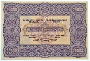 1922. 25.000K "Orell Füssli Zürich" "MINTA" perforációval és "000"-ás ...