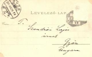 1901 Fiume, Rijeka; Seebehörde / port. Kuenstlerpostkarte No. 1134. von Ottmar Zieher, litho s: Raou...