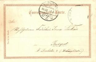 1899 Lázne Jeseník, Gräfenberg; Priessnitz Geburts-Jubiläums-Karte, Vincenz Priessnitz Begründer der...