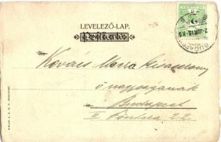 Art Nouveau postcard. Theo. Stroefer's Kunstverlag Postkarte "Pallas Athéne" Serie XX...