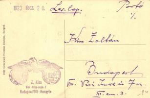 1923 Szeged, Kállai Albert utca, Grosz Testvérek, Vajda és Kúp Gyula és társa üzlete, lovaskocsik. T...