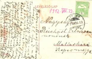 1912 Szeged, Kelemen utca, Royal kávéház, sörcsarnok, Klein István, Kertész Gyula és Roszner Sándor ...