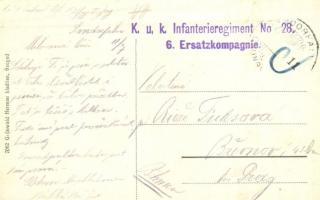 Szeged, 46-os laktanya + K.u.K. Infanterieregiment No. 28. 6. Ersatzkompagnie