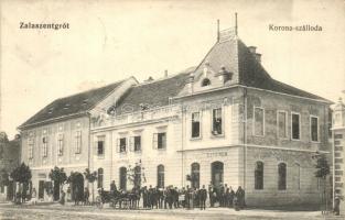 1913 Zalaszentgrót, Korona szálloda, étterem és kávéház