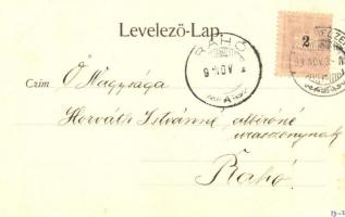 1899 Debrecen, Kossuth utca, üzlet. Kiadja Hans Nachbargauer