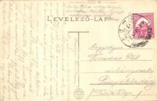 1928 Békéscsaba, Hubertus szövőgyár. Engel Hírlapiroda kiadása (fa)