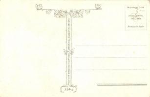 Italian art deco postcard. Couple in winter with sleigh. Anna & Gasparini 558-3. s: Busi (EK)