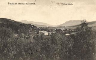 Málnásfürdő, Malnas Bai; látkép, villa. Adler fényirda 1910. / general view, villa (EK)