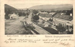 1904 Görgényszentimre, Gurghiu; Fő tér / main square