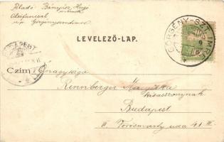 1904 Görgényszentimre, Gurghiu; Fő tér / main square