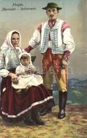 Pöstyén, Pistyan, Piestany; Felvidéki népviselet / Pöstyéner Volkstracht / Upper Hungarian folklore, traditional costumes