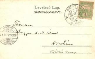 1903 Tátra, Magas Tátra, Vysoké Tatry; Csorba tó. Kiadja Cattarino Sándor 184. sz. / Csorber-See / S...