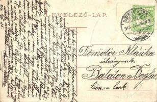 1913 Nagyszentmiklós, Sannicolau Mare; Gróf Nákó kastély / castle. Art Nouveau (fa)